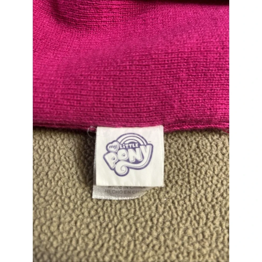 My Little Pony Knit Hat Cap Beanie RAINBOW‎ DASH Girl's Purple Winter